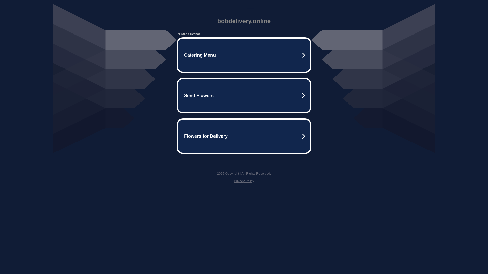 website screenshot of https://bobdelivery.online/