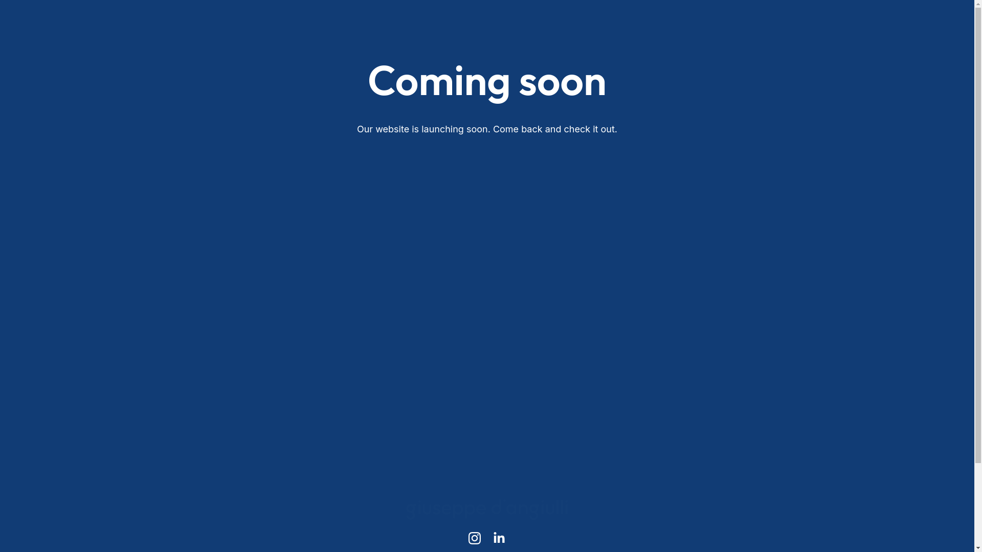 website screenshot of https://giuseppedangiulli.it/