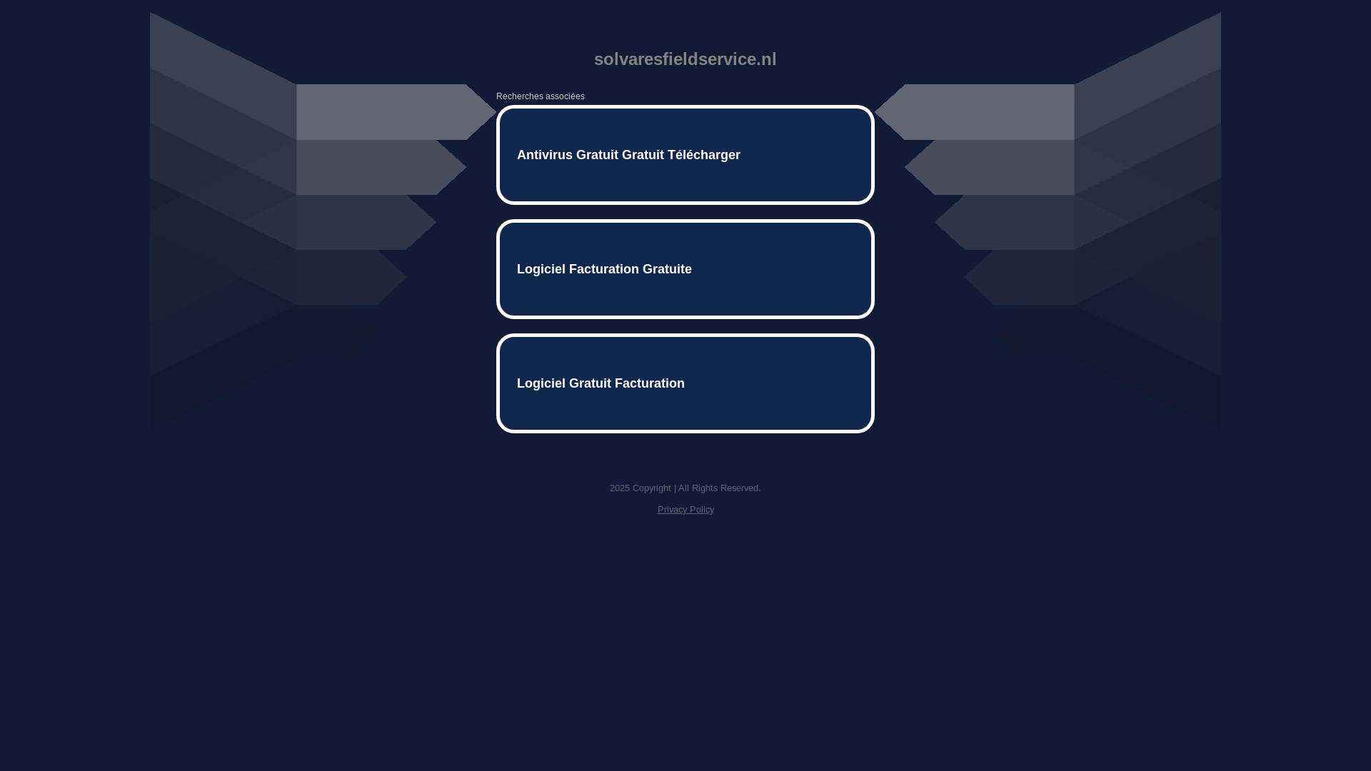 website screenshot of https://solvaresfieldservice.nl/