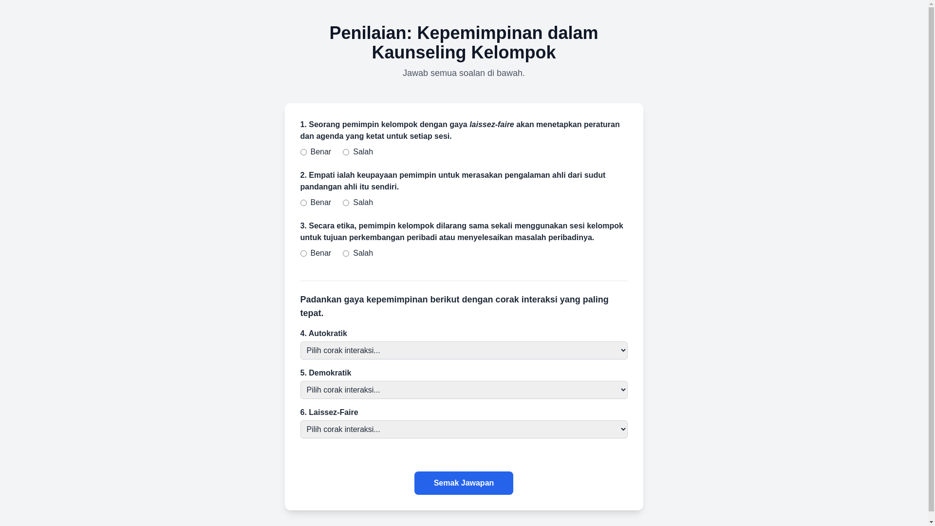 website screenshot of https://soalankelompok1.pages.dev/
