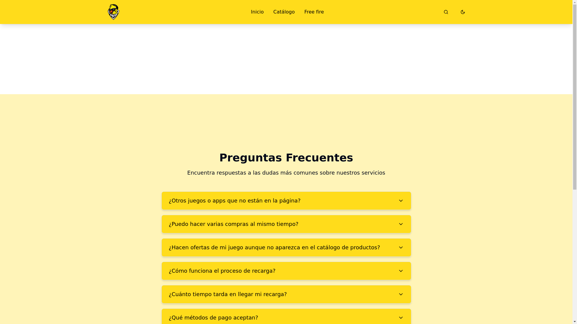 website screenshot of https://elpatojuan.pages.dev/