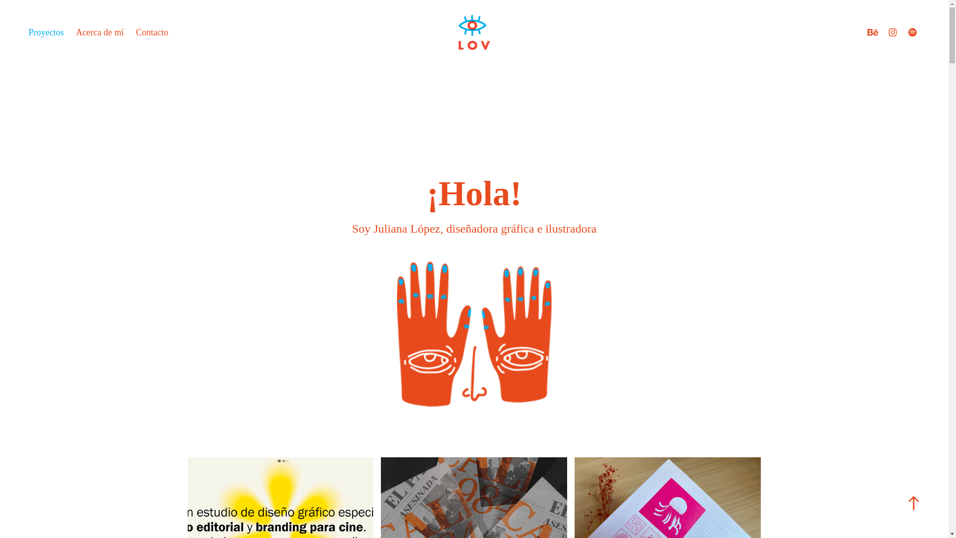 website screenshot of https://julianalov.co/