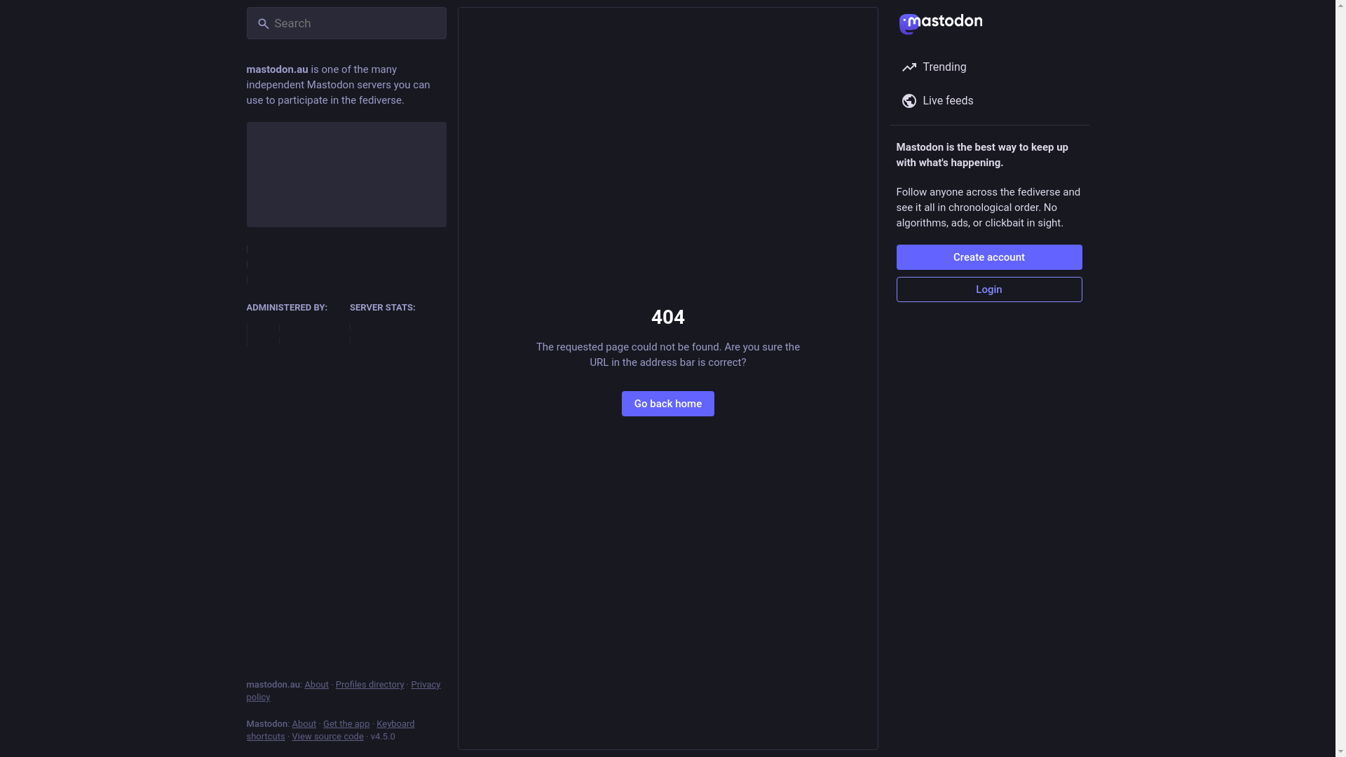 website screenshot of https://mastodon.au/ap/users/115620406195761925/statuses/115695889623407877