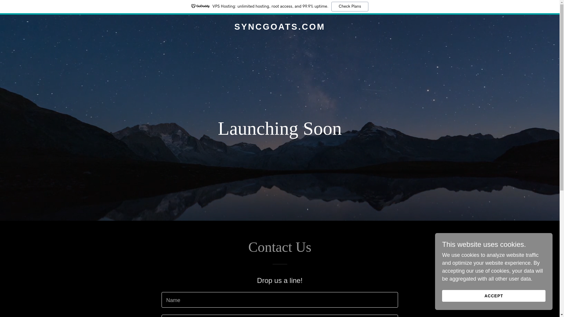 website screenshot of https://syncgoats.com/