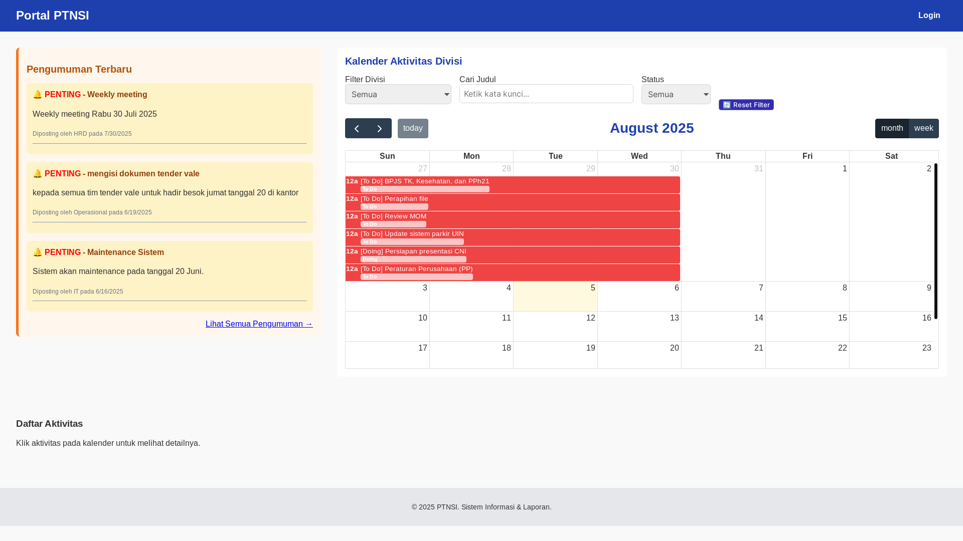 website screenshot of https://portalnsi.my.id/