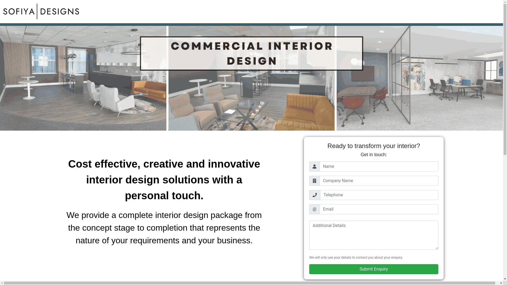 website screenshot of https://architectureand-design.co.uk/