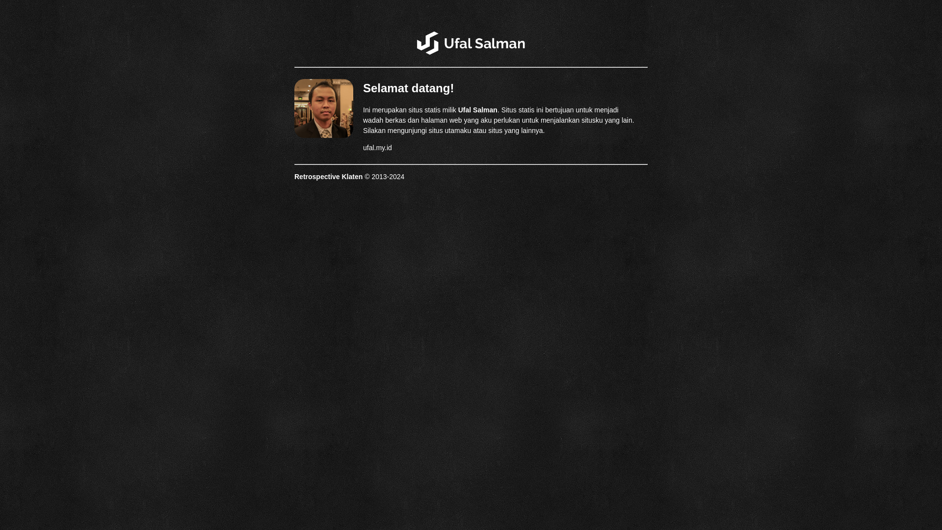 website screenshot of https://ufal.pages.dev/