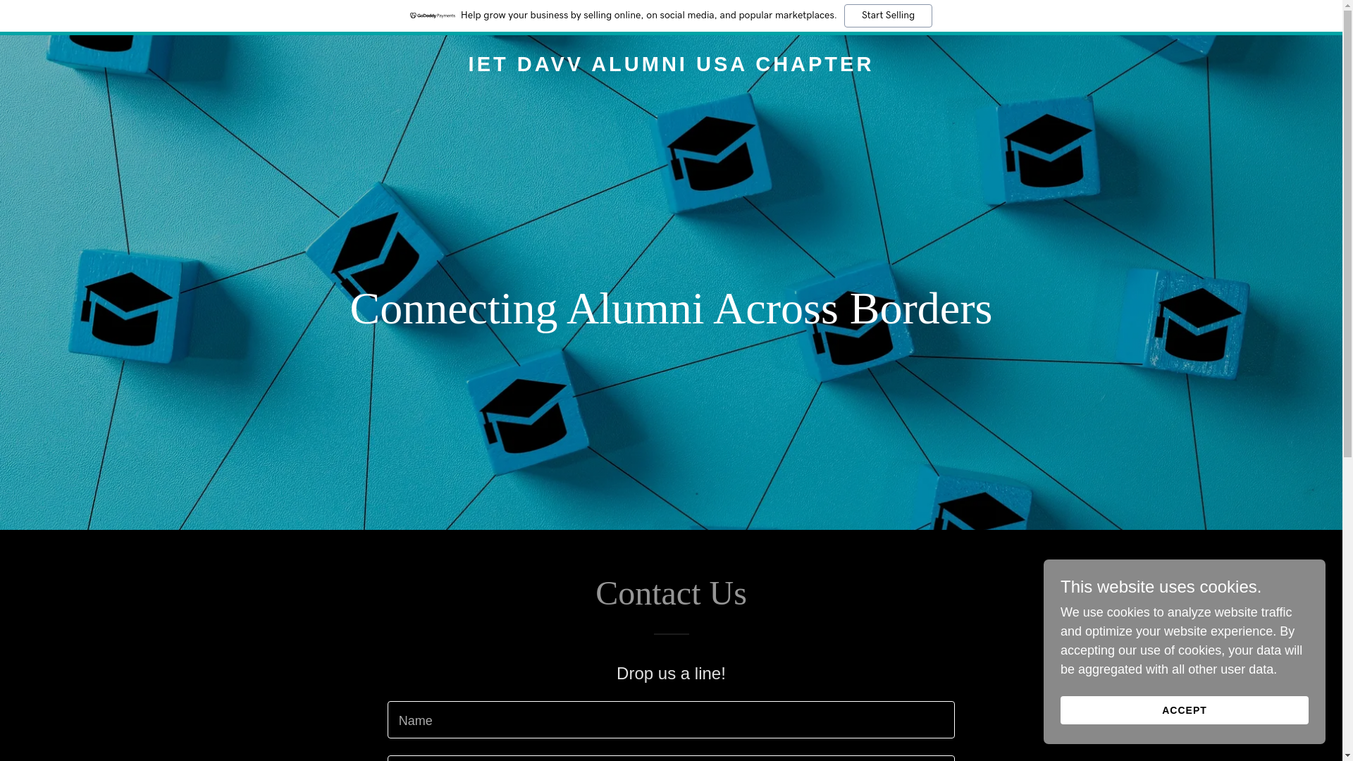 website screenshot of https://ietdavv.com/