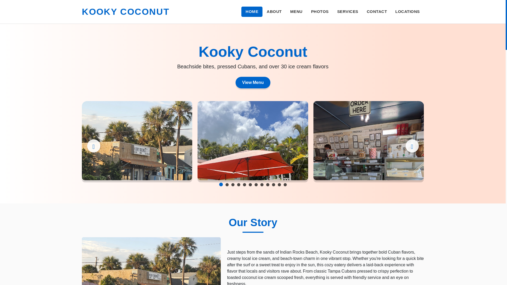 website screenshot of https://kooky-coconut-site.pages.dev/