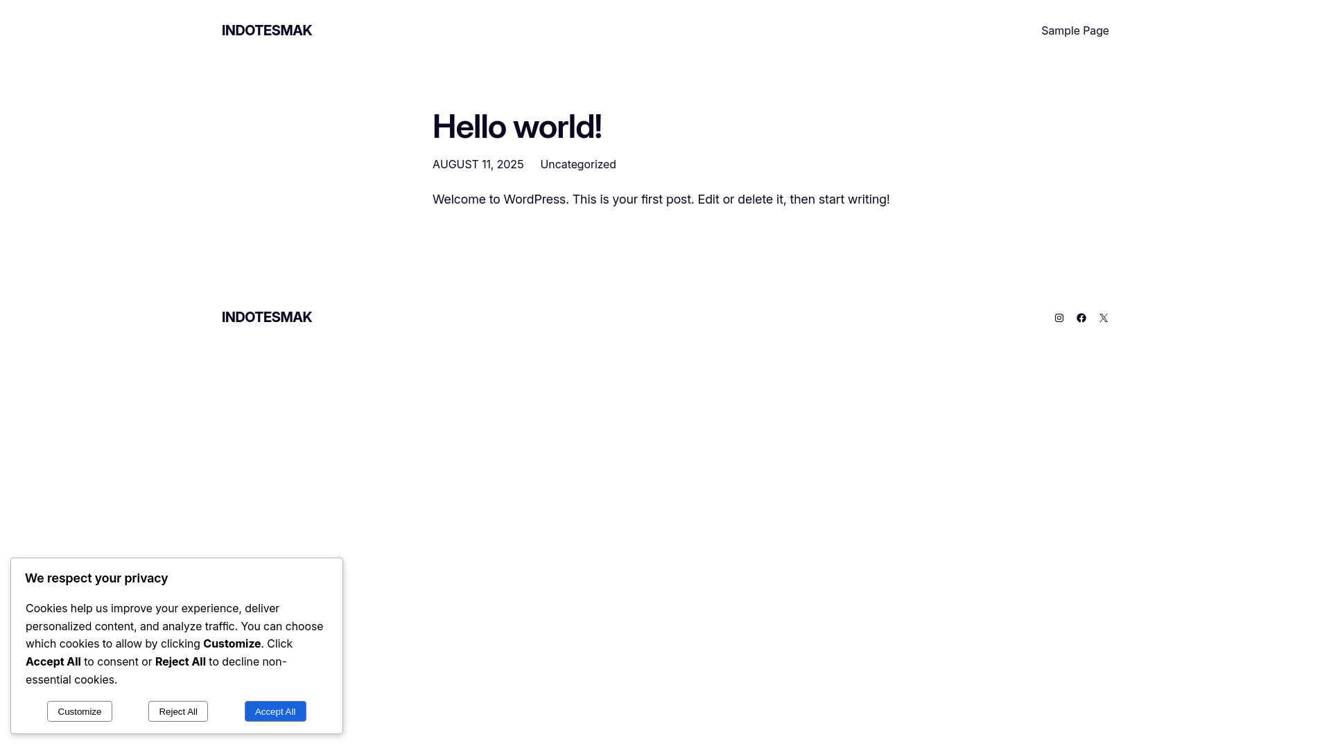 website screenshot of https://indotesmak.com/