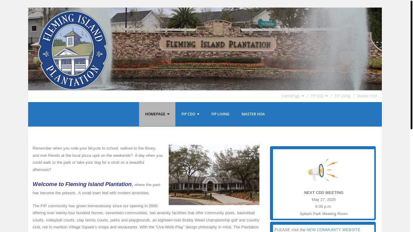 website screenshot of https://fipcdd.com/