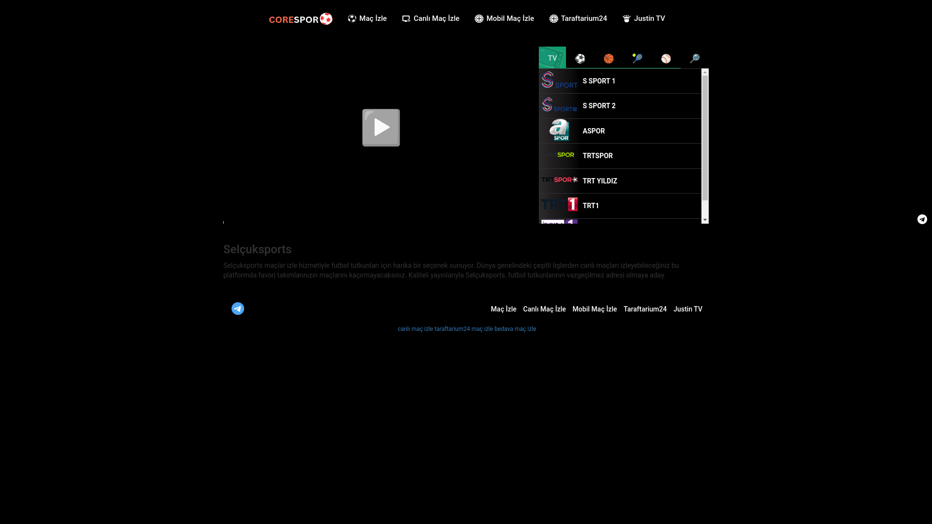 website screenshot of https://selcukmaclar50.in/