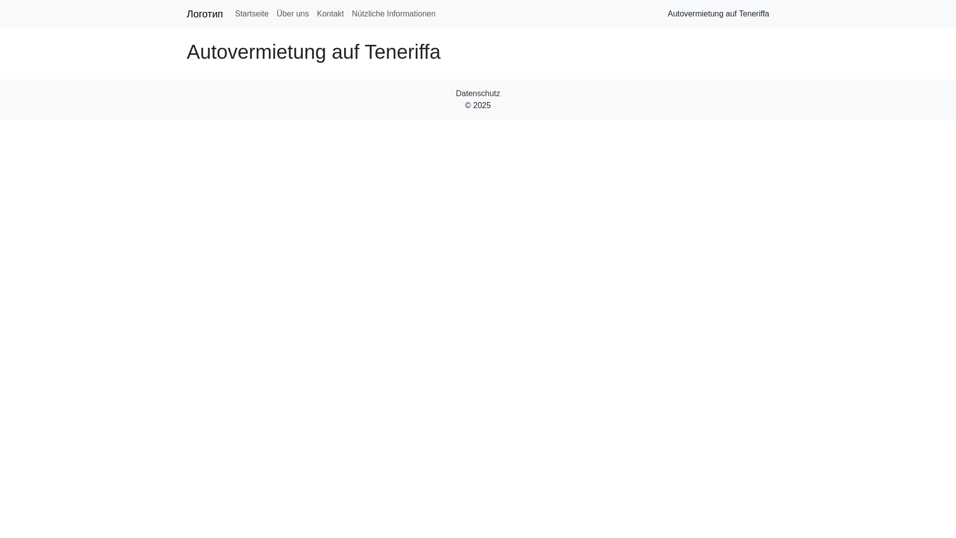 website screenshot of https://teneriffauto.com/