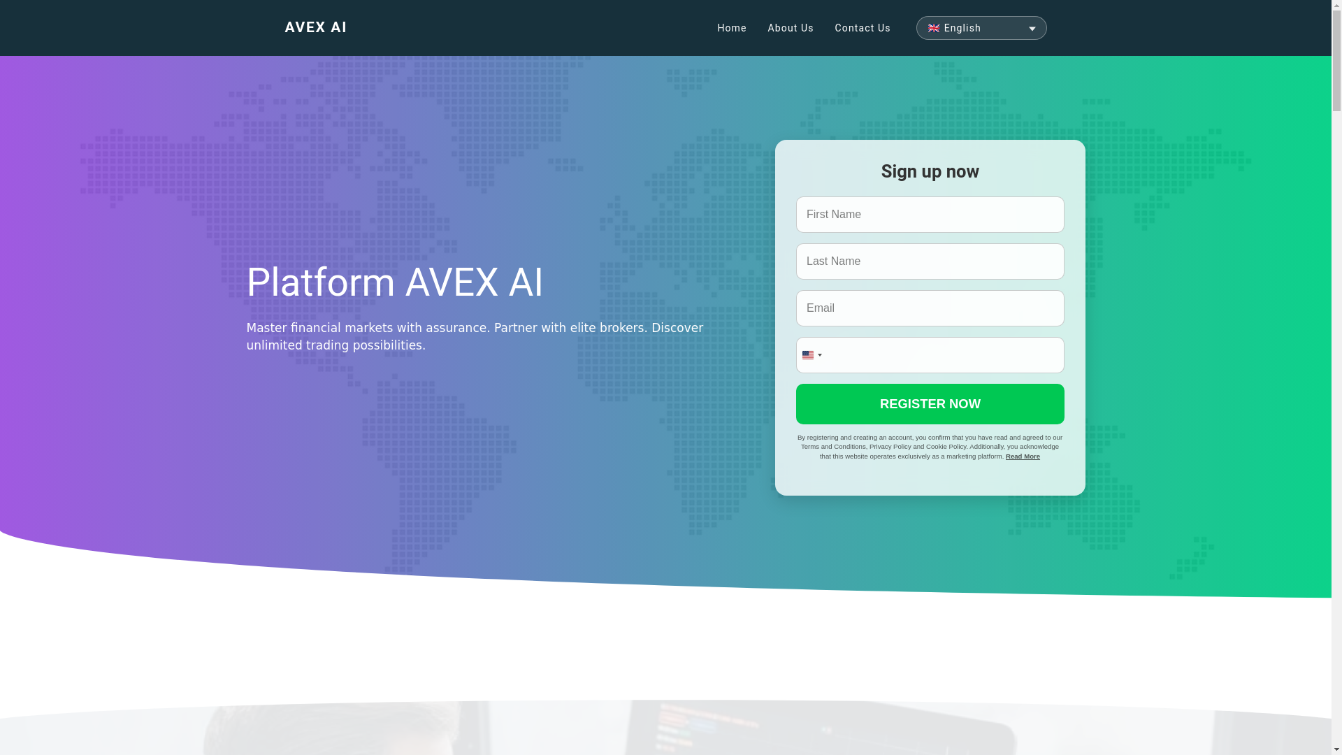 website screenshot of https://avex-ai.net