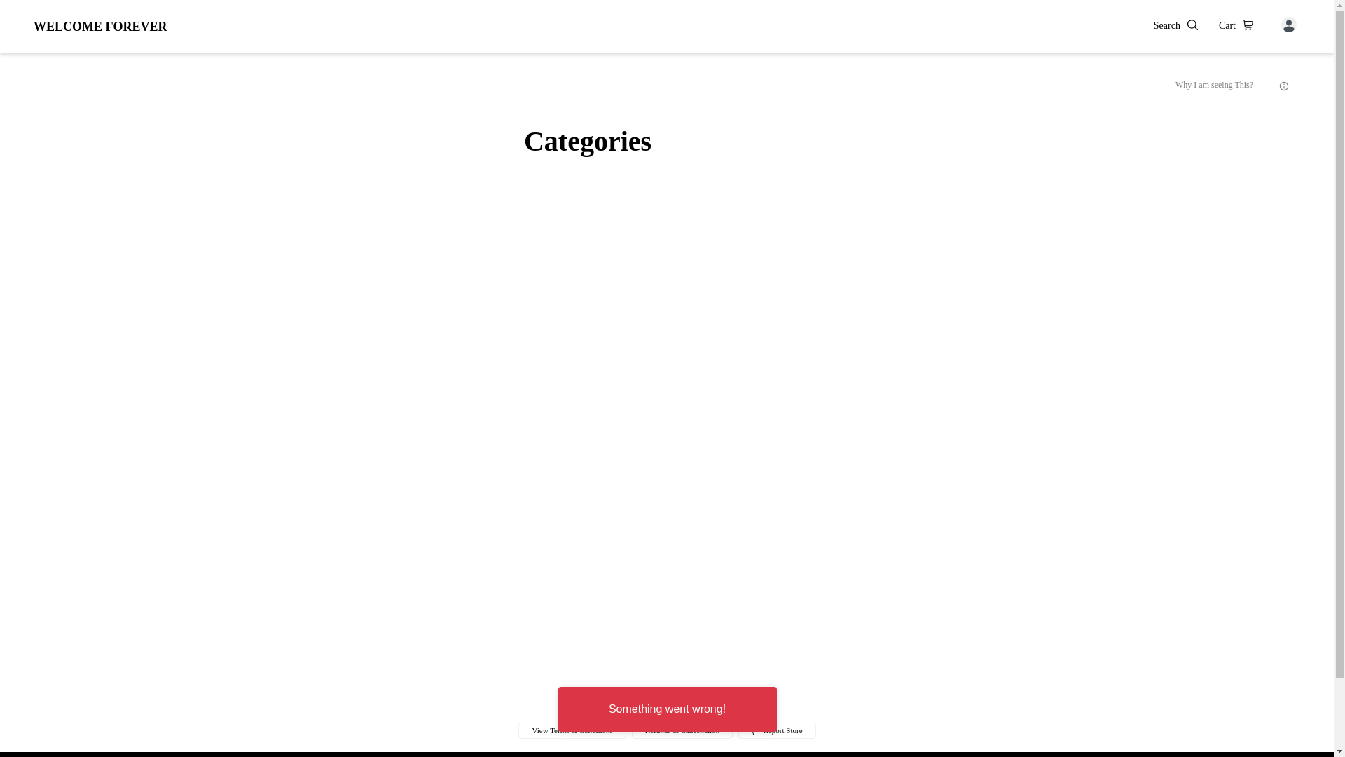 website screenshot of https://welcomeforever.co.in/