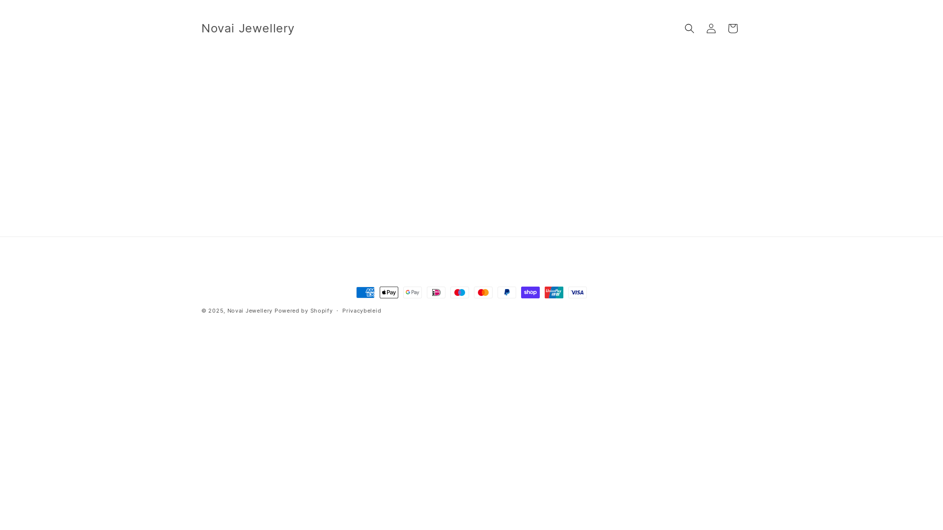website screenshot of https://novai-jewellery.nl/