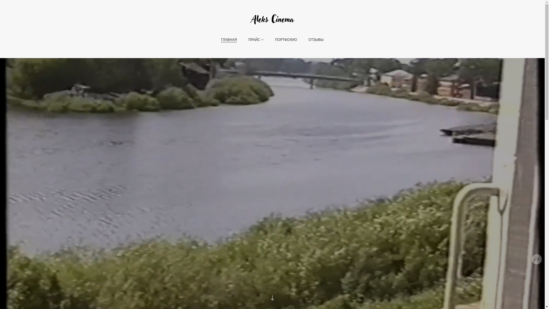 website screenshot of https://alekscinema.ru/