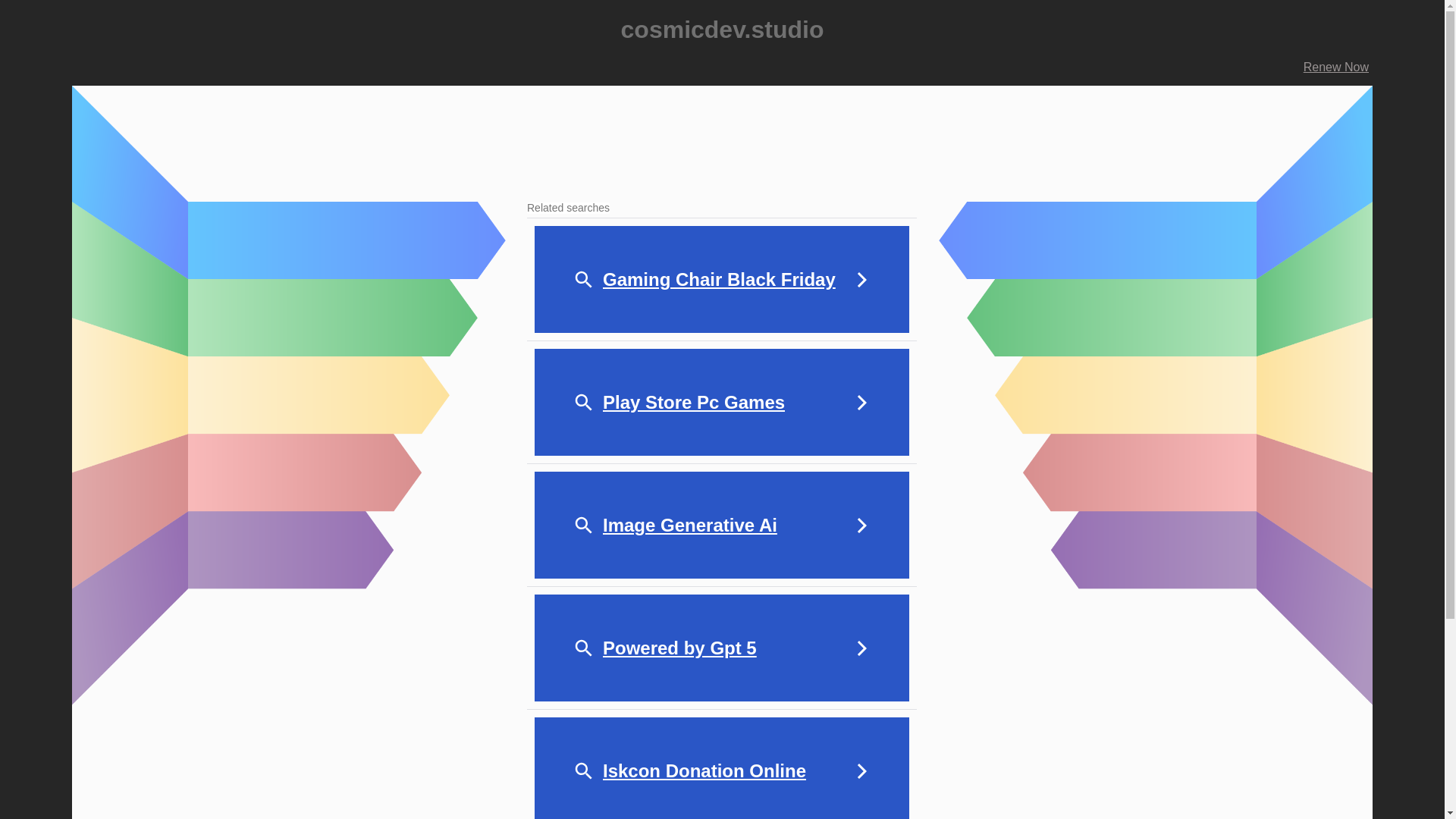 website screenshot of https://cosmicdev.studio/