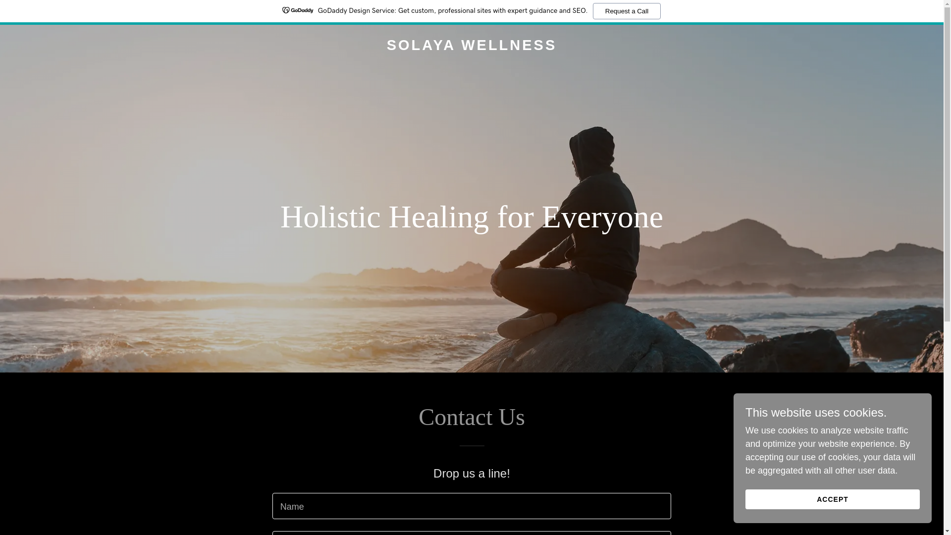 website screenshot of https://solayawellness.com/