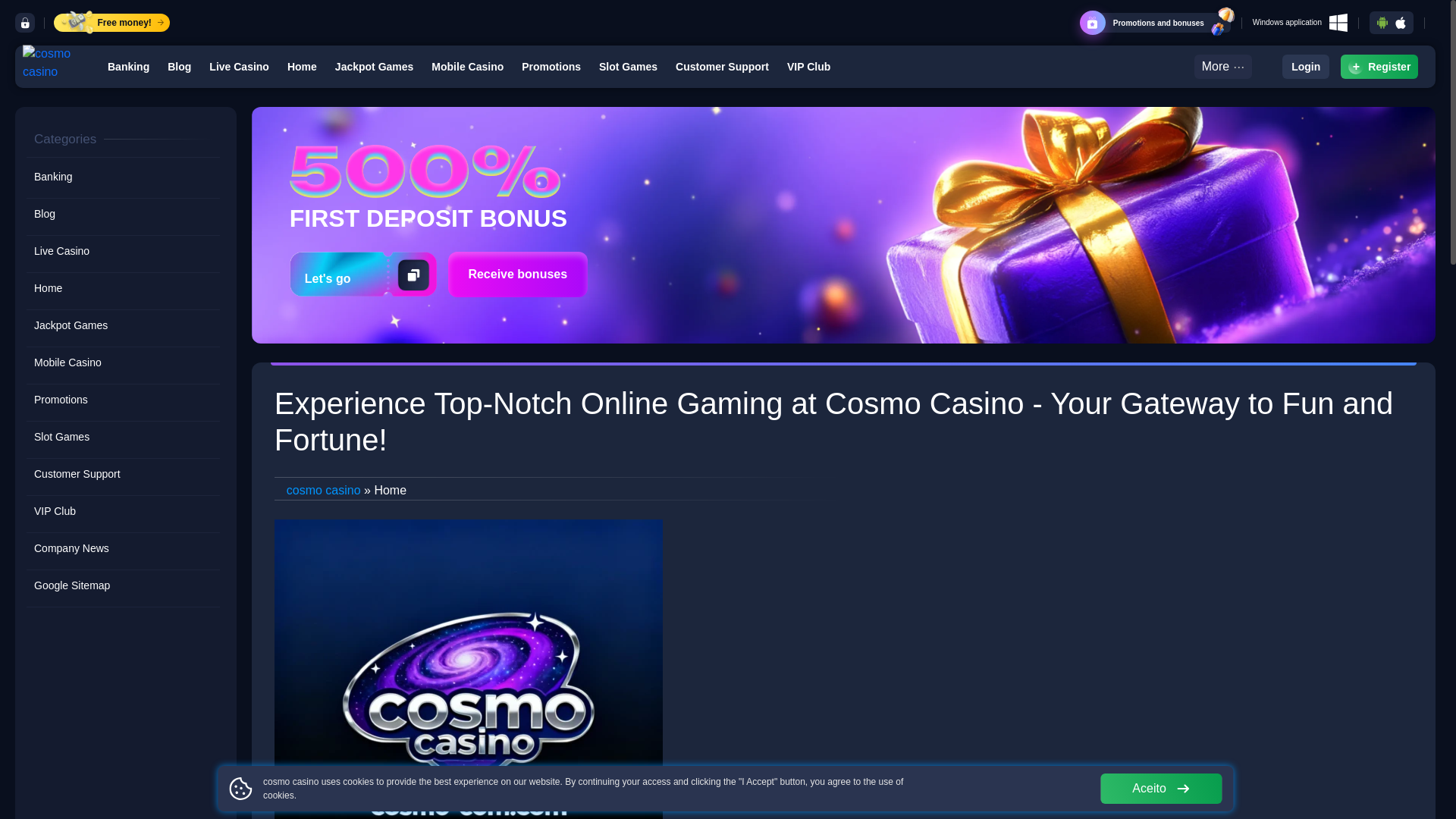 website screenshot of https://cosmo-com.com/
