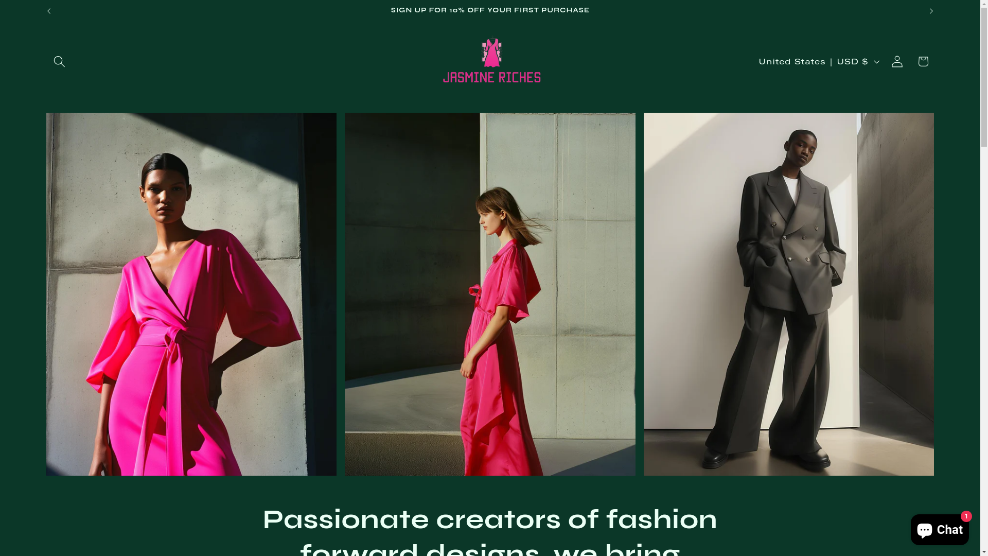 website screenshot of https://jasmineriches.top/
