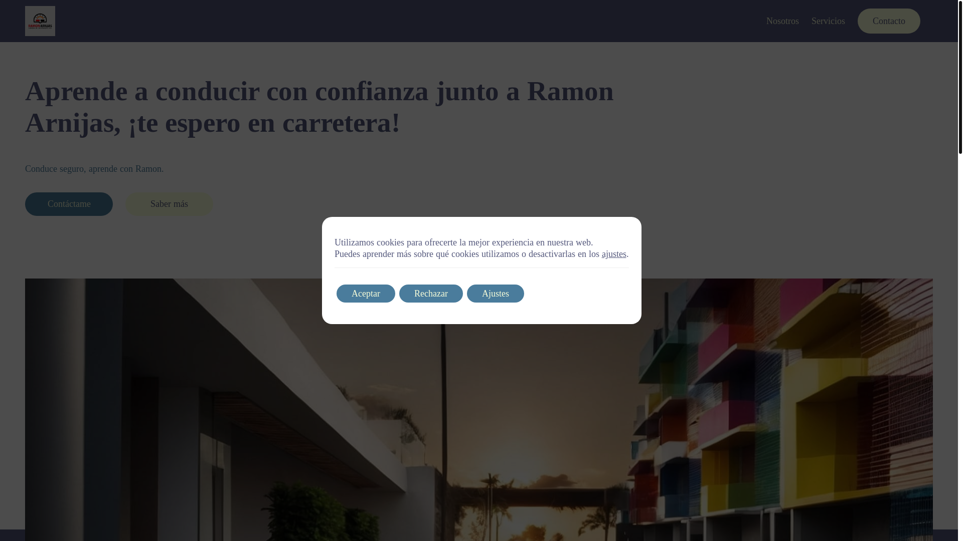 website screenshot of https://ramonautoescuela.es/