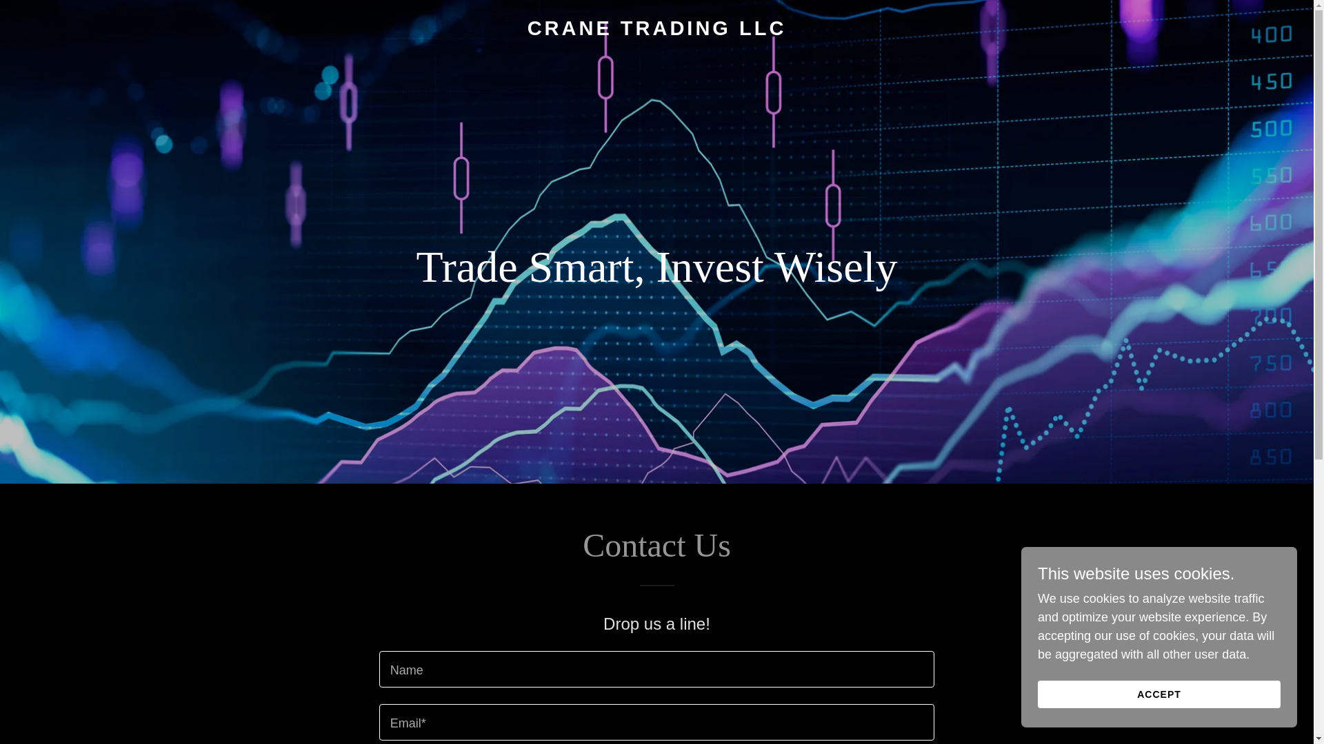website screenshot of https://cranetradingllc.com/