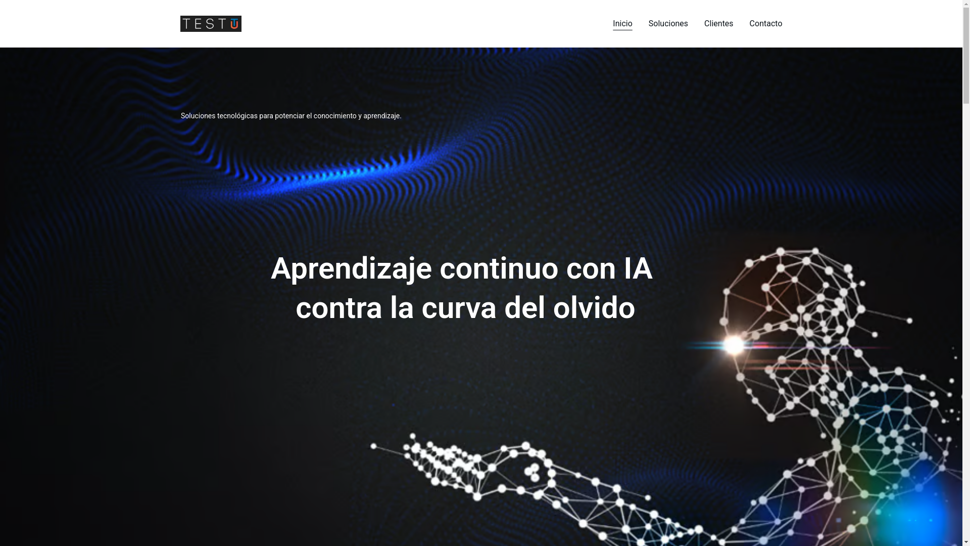 website screenshot of https://testu.ar/