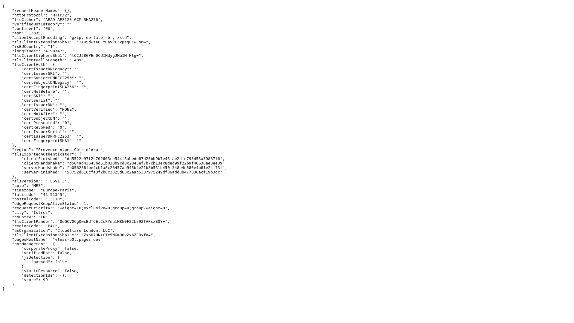 website screenshot of https://vless-b0l.pages.dev/