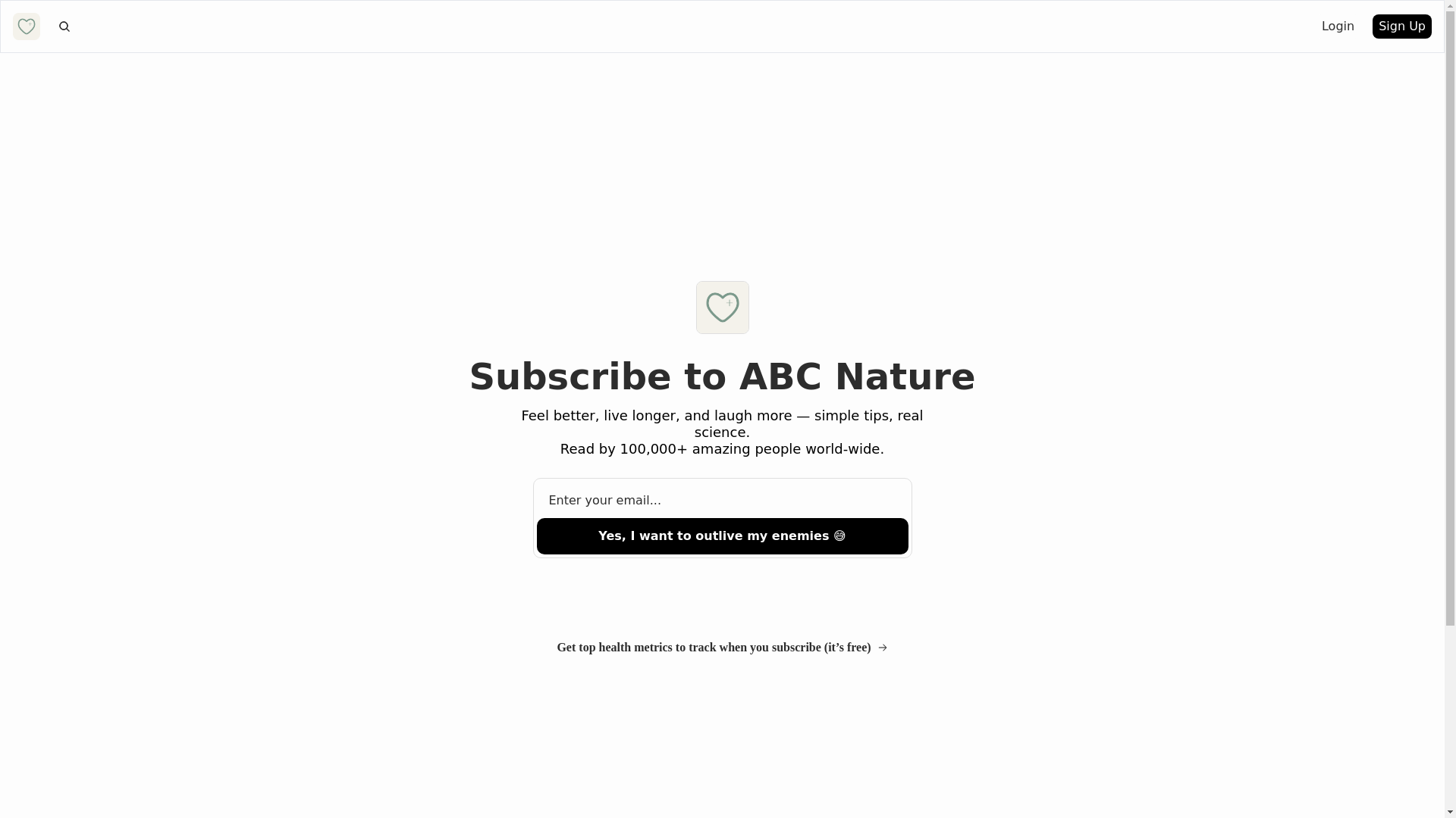 website screenshot of https://getabcnature.com/