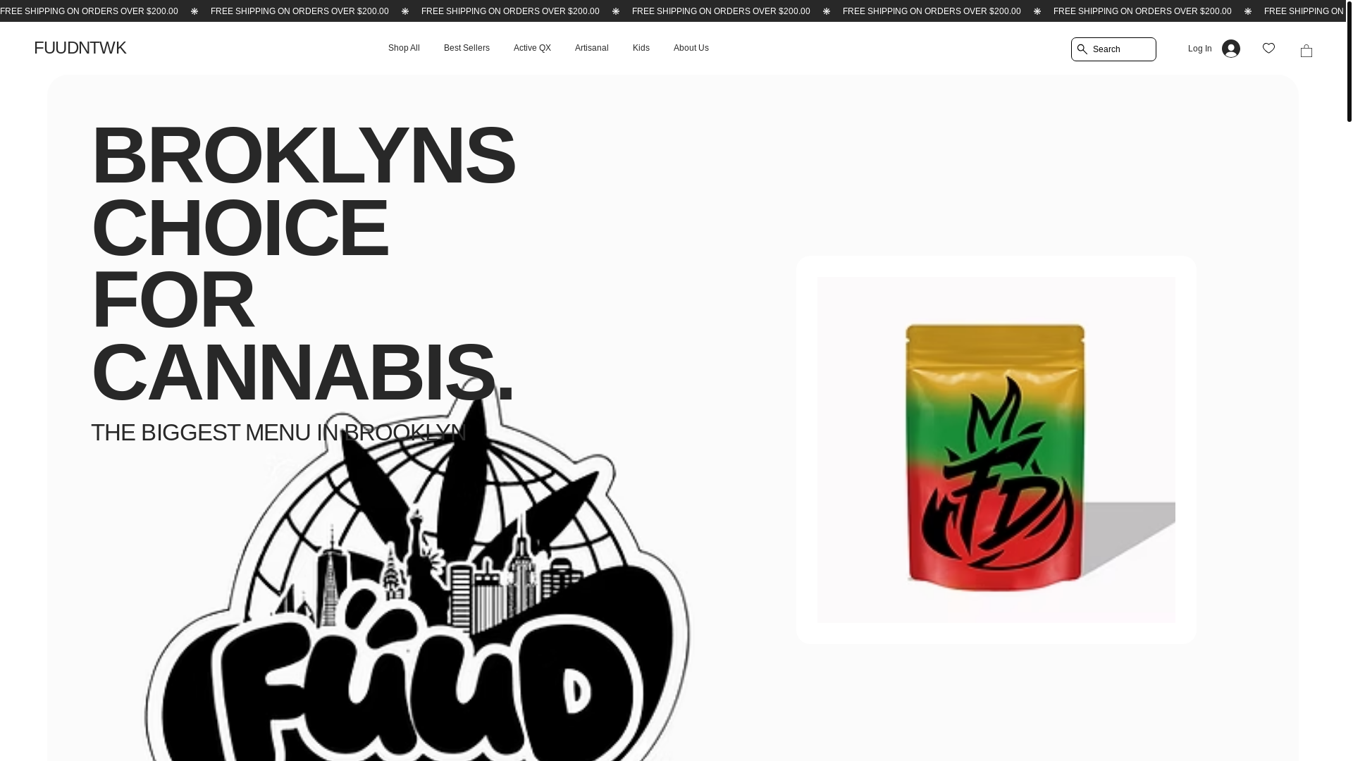 website screenshot of https://fuudnetworknyc.com/