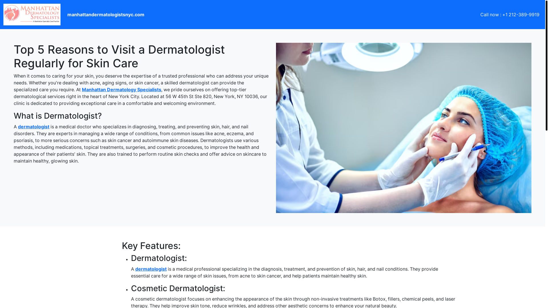 website screenshot of https://top5reasonstovisitadermatologistregul.pages.dev/