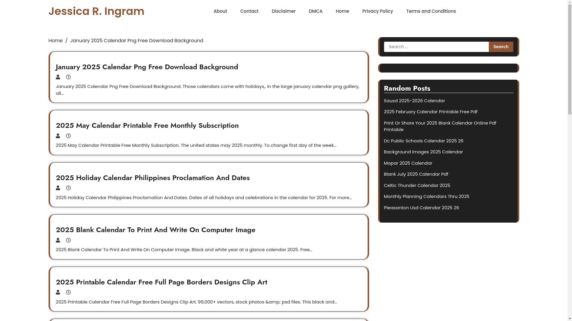 website screenshot of https://jessicaringram.pages.dev/