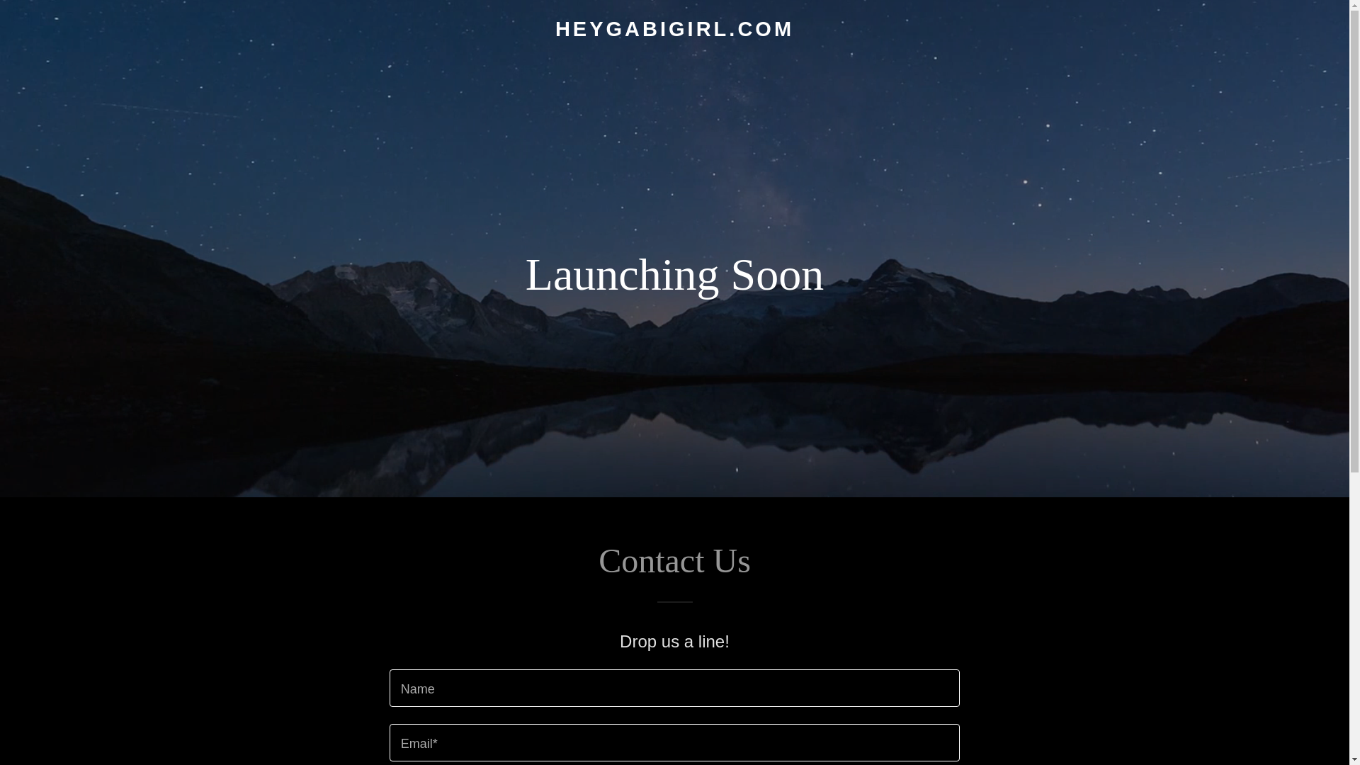 website screenshot of https://heygabigirl.com/