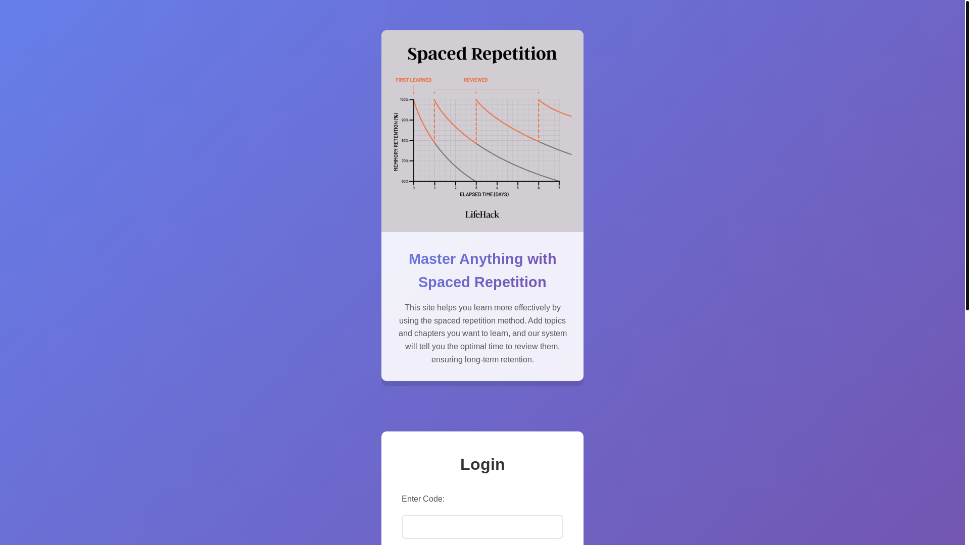 website screenshot of https://tekrarla.online/