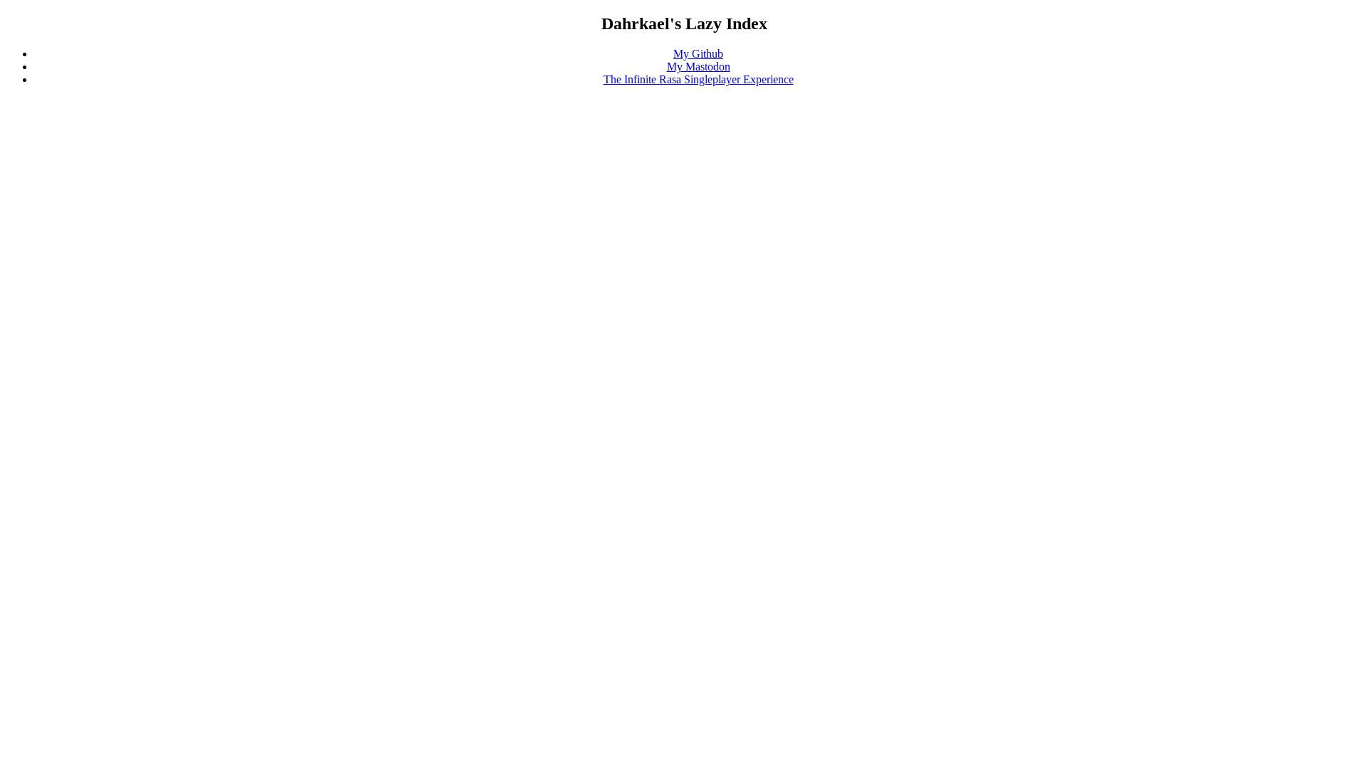 website screenshot of https://dahrkael.net