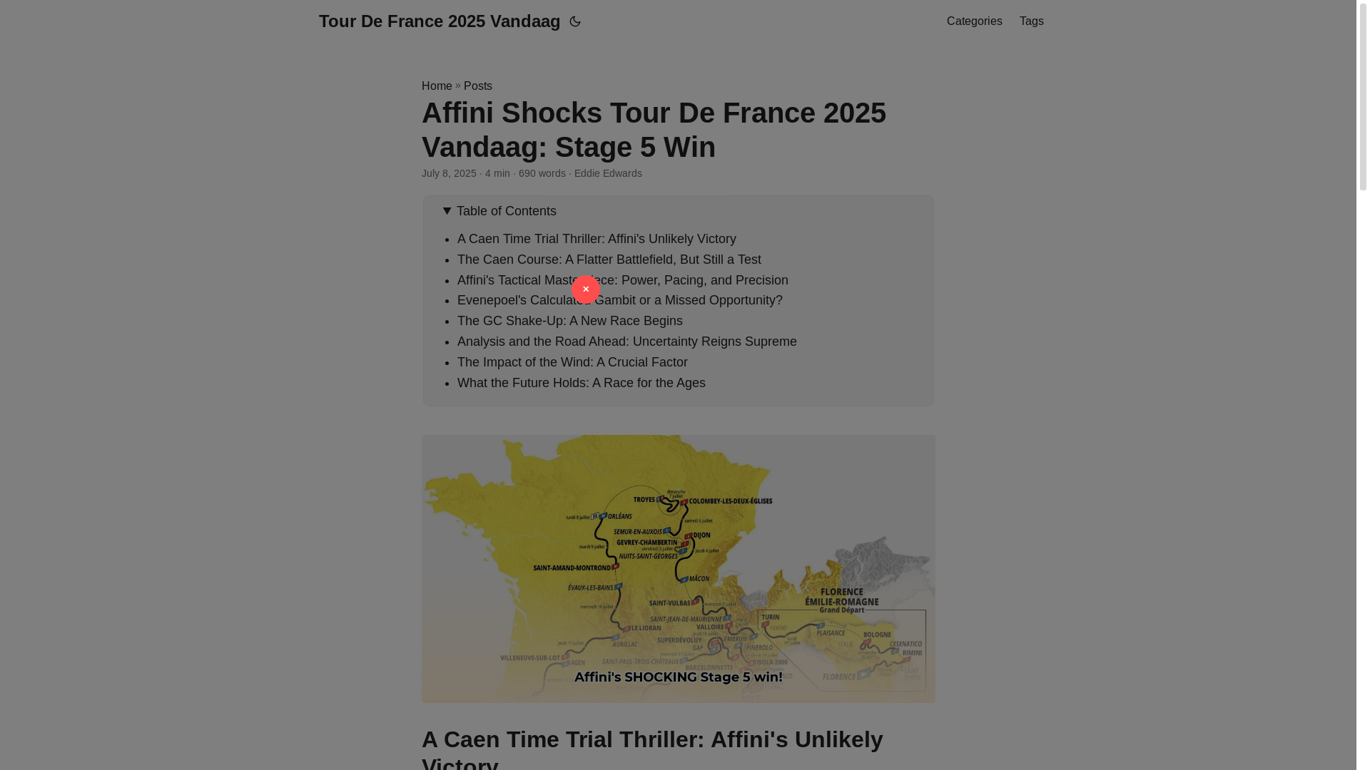 website screenshot of https://tour-de-france-2025-vandaag.pages.dev/