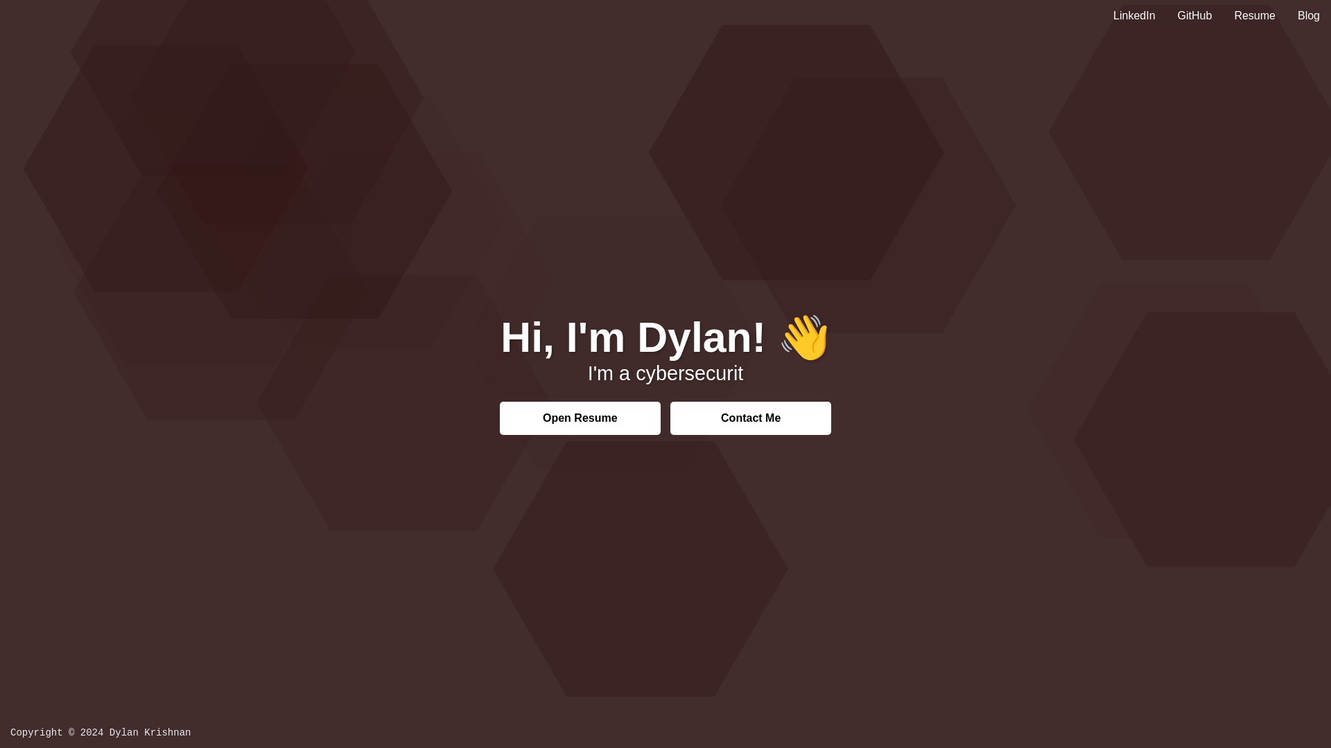 website screenshot of https://dylankri-sh.pages.dev/