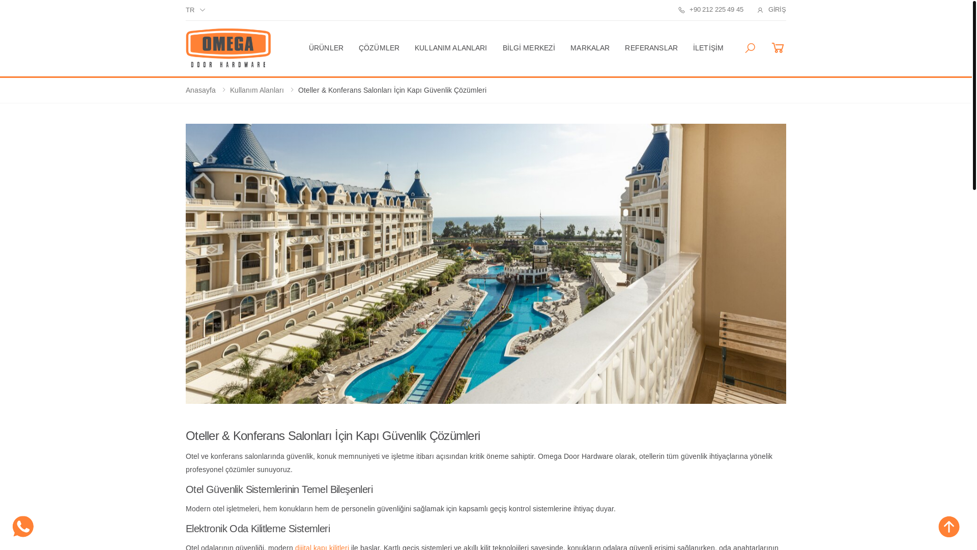 website screenshot of https://www.omegadoorhardware.com/oteller/