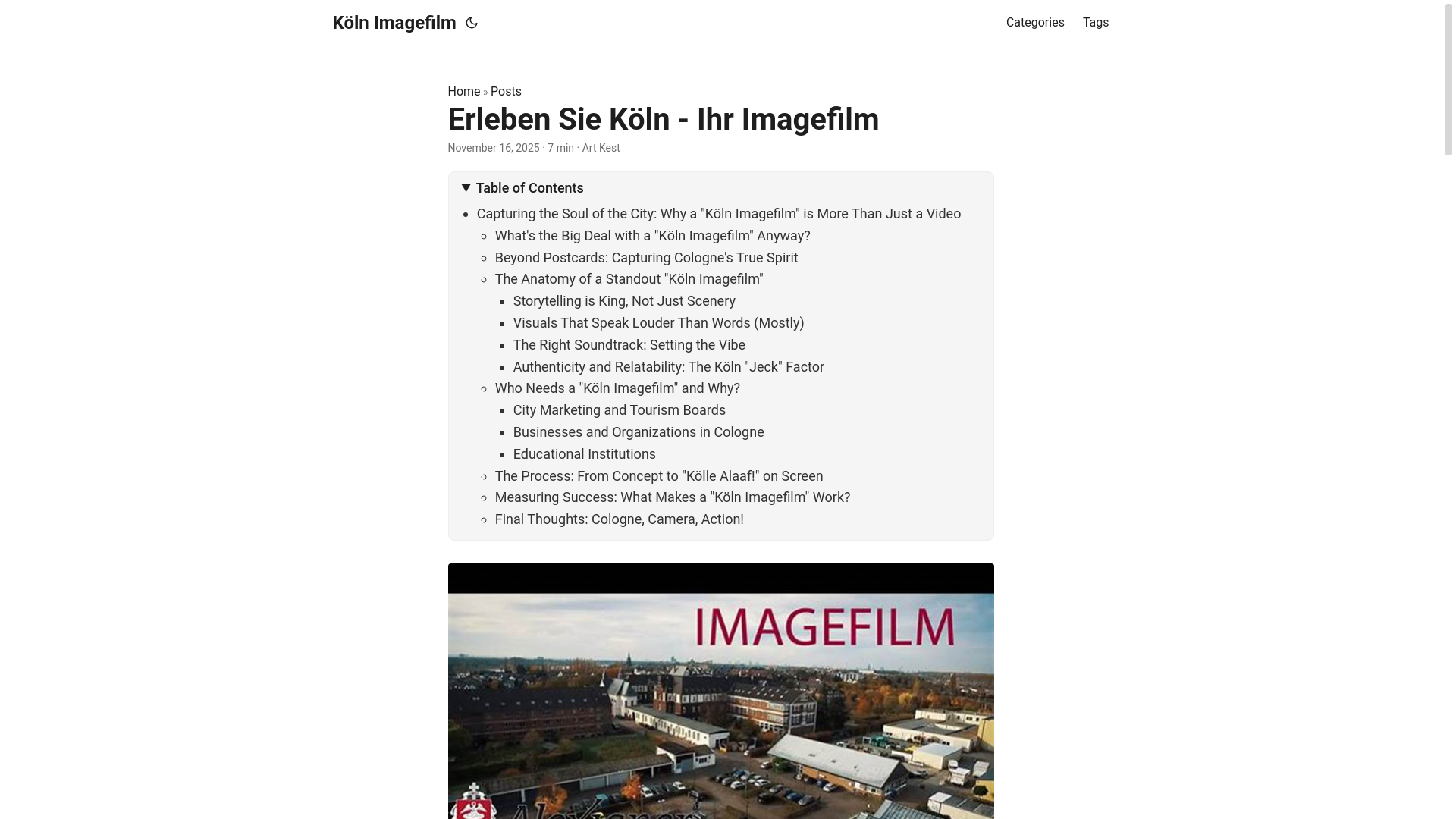 website screenshot of https://klnimagefilm2.pages.dev/