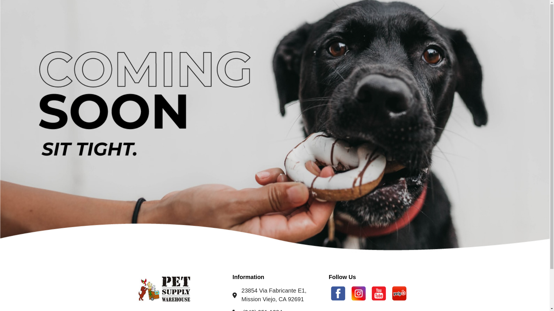 website screenshot of https://petsupplywarehousemv.com/