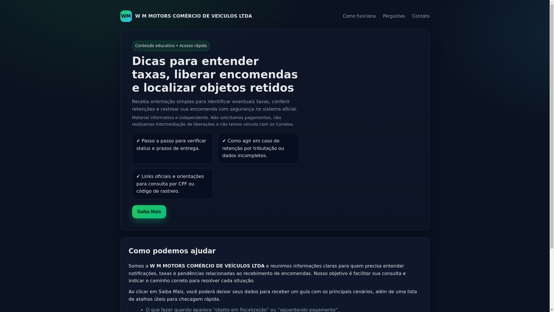 website screenshot of https://demendapacotesz.icu/
