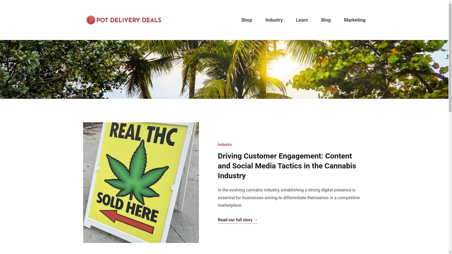 website screenshot of https://potdeliverydeals-com.pages.dev/