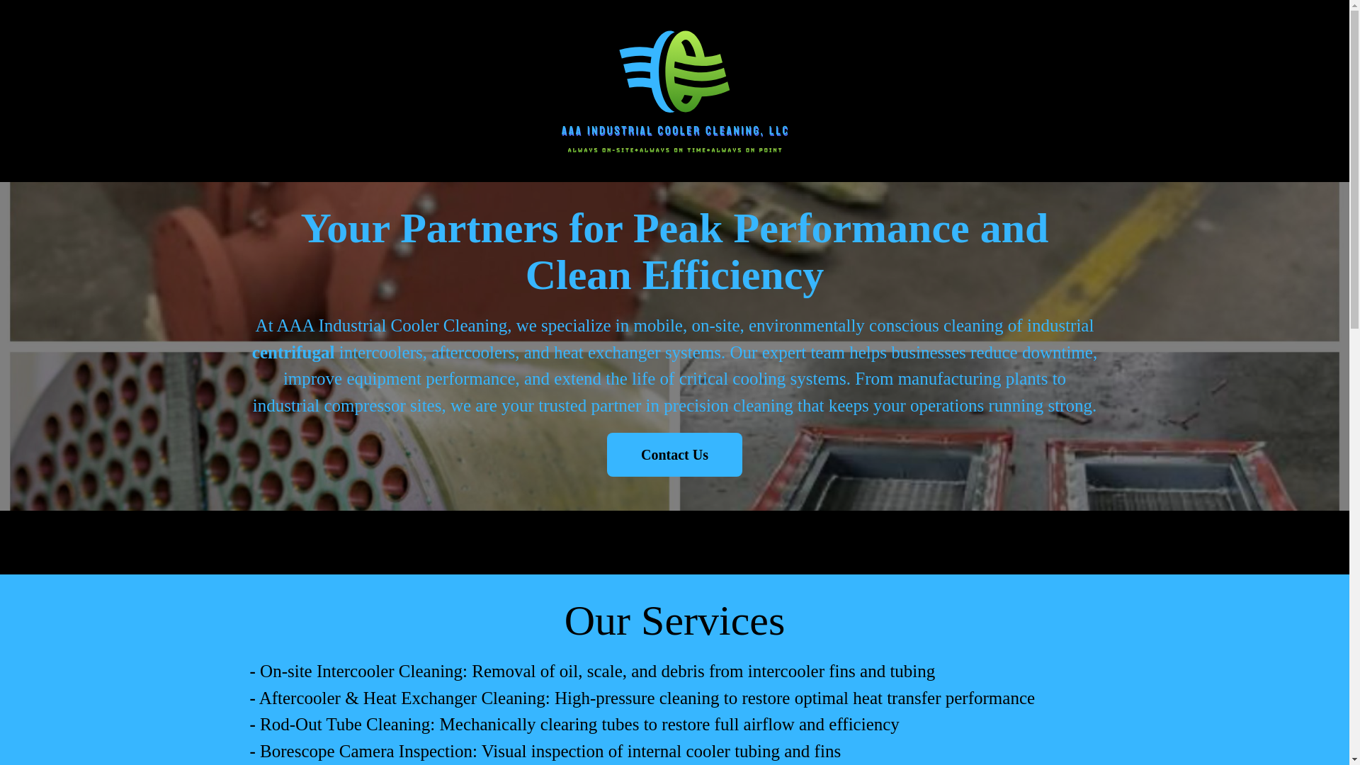 website screenshot of https://aaa-icc.com/
