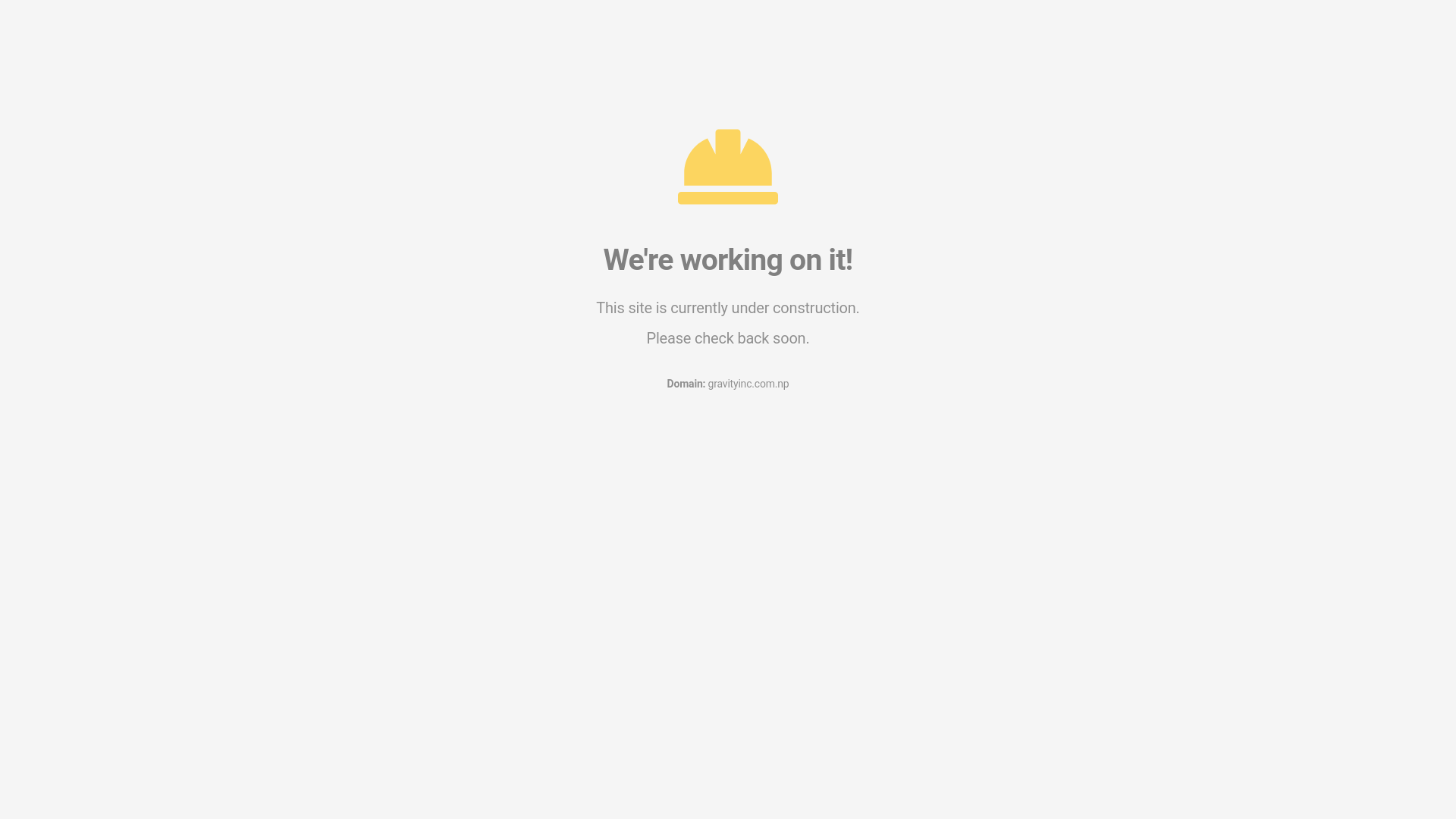 website screenshot of https://gravityinc.com.np/