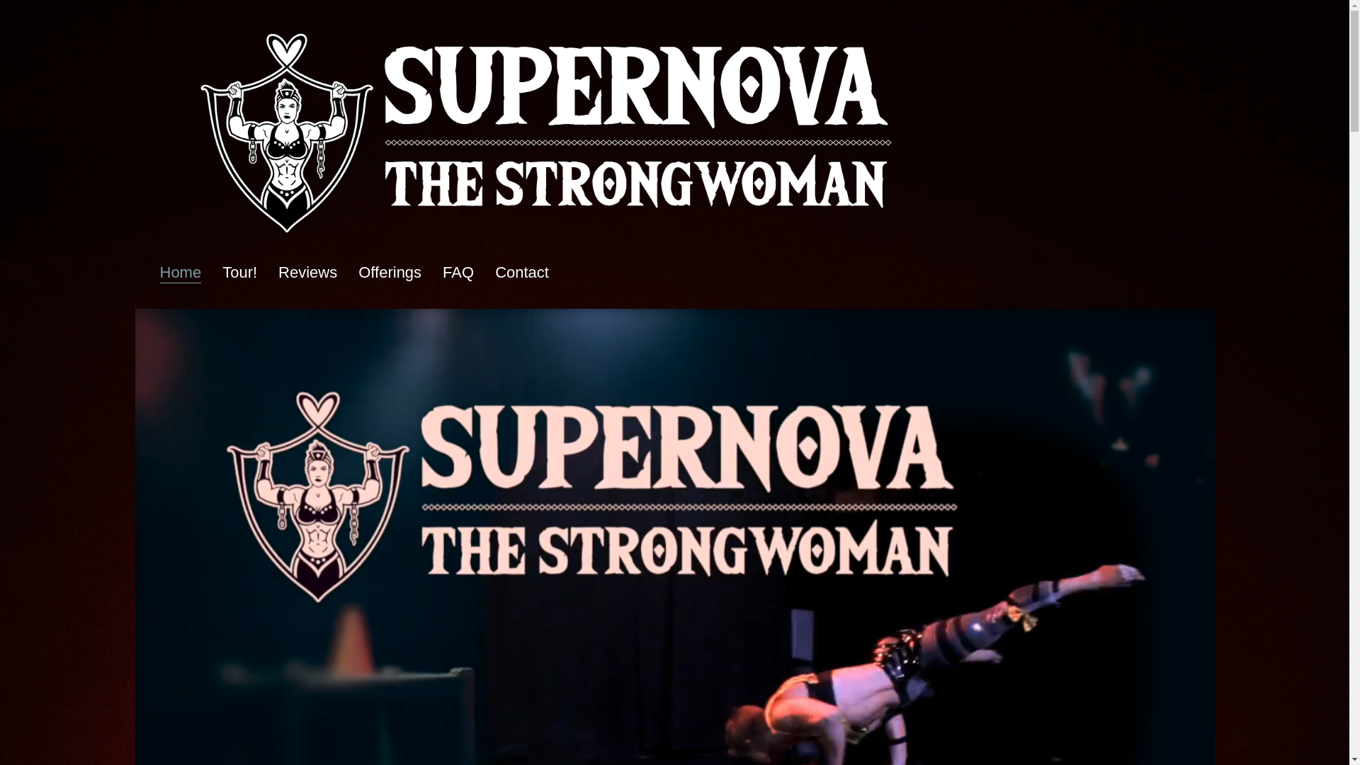 website screenshot of https://supernovastrong.com/