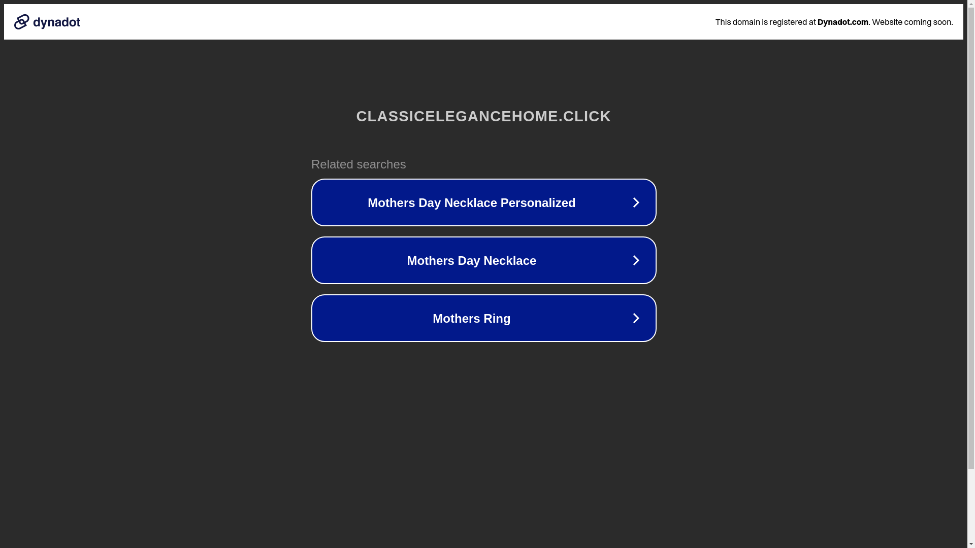 website screenshot of https://classicelegancehome.click/
