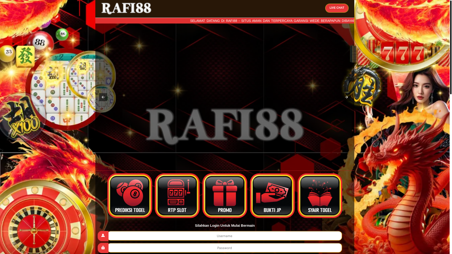 website screenshot of https://rafi88-terbangterus.pages.dev/