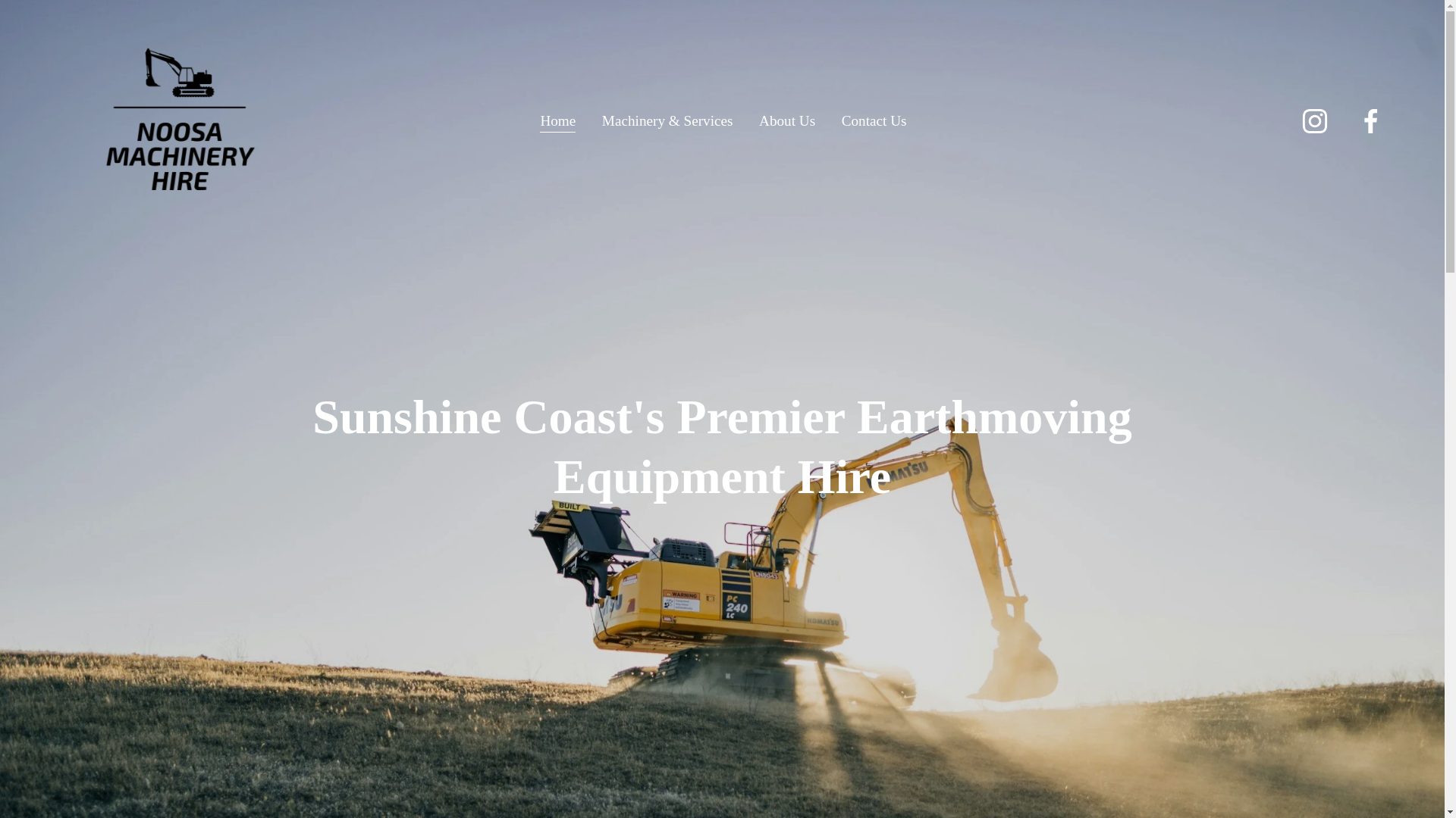 website screenshot of https://noosamachinery.online/