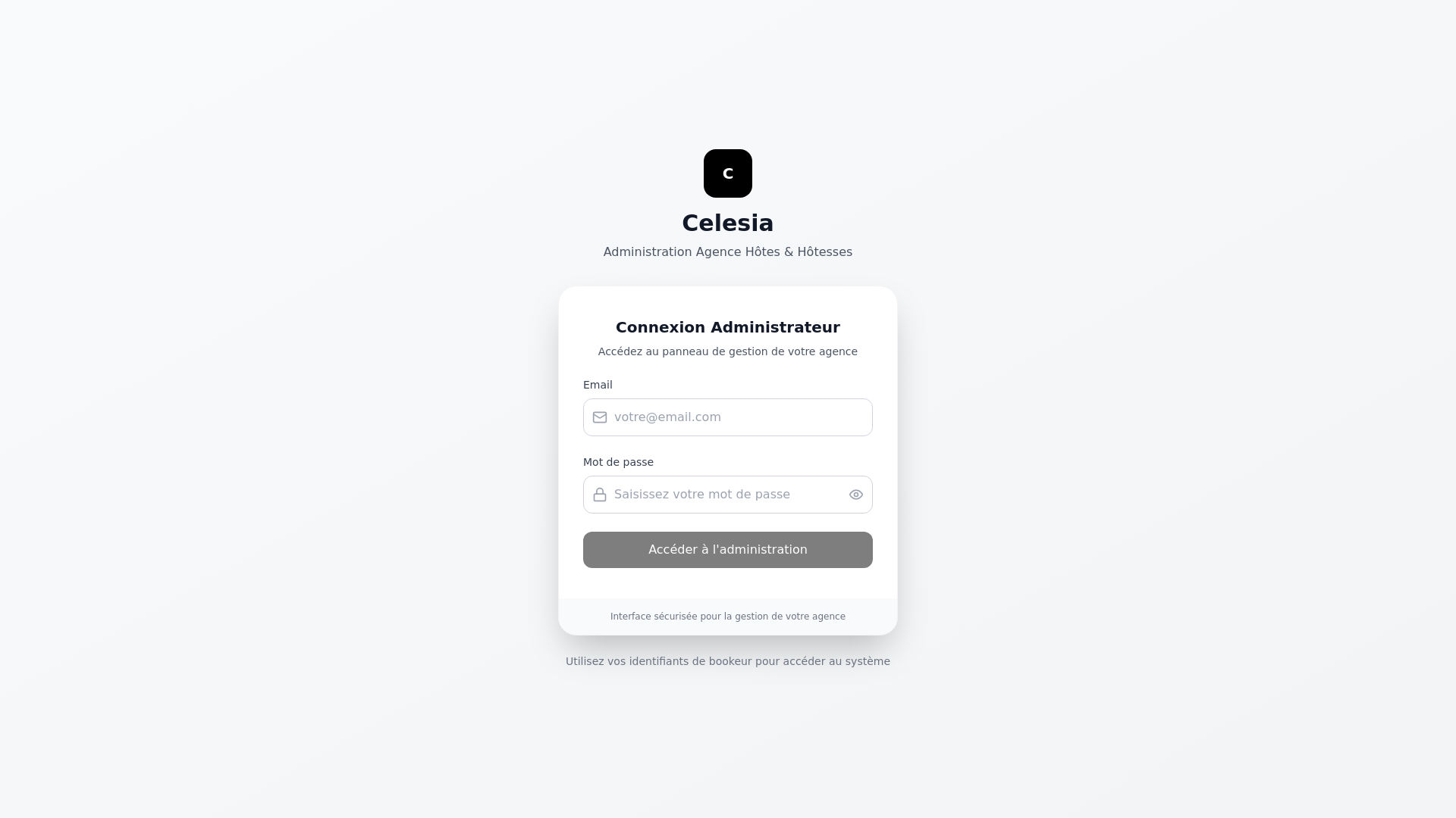 website screenshot of https://celesia-admin.pages.dev/